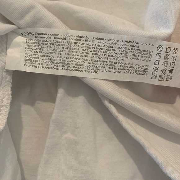 Zara while long sleeve shirt with eyelet details. Size 3/4. - Picture 5 of 5